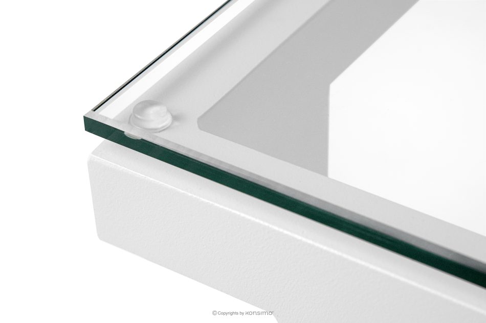 TRIGLO Gartenmöbel-Set 2x Sessel, Dreisitzer-Sofa, Tisch weiß/dunkelgrau/weiß weiß/dunkelgrau/weiß - Foto 15