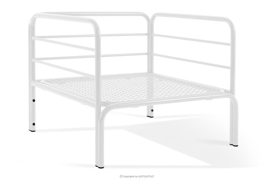 RAMBE Loft-Gartenstuhl mit Metallbeinen, weiß/beige/weiß weiß/beige/weiß - Foto 4