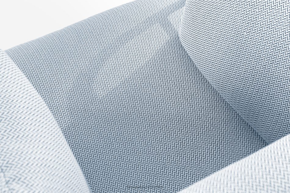 RAMBE Loft-Gartenstuhl mit Metallbeinen, weiß/hellblau/weiß weiß/hellblau/weiß - Foto 5