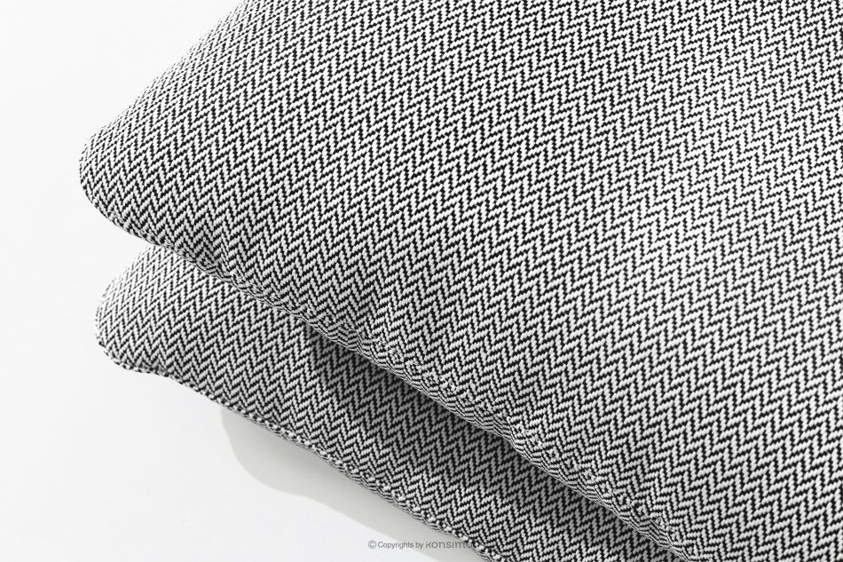 RAMBE Loft-Gartensofa 2 auf Metallbeinen anthrazit/schwarz/weiß anthrazit/schwarz/weiß - Foto 7