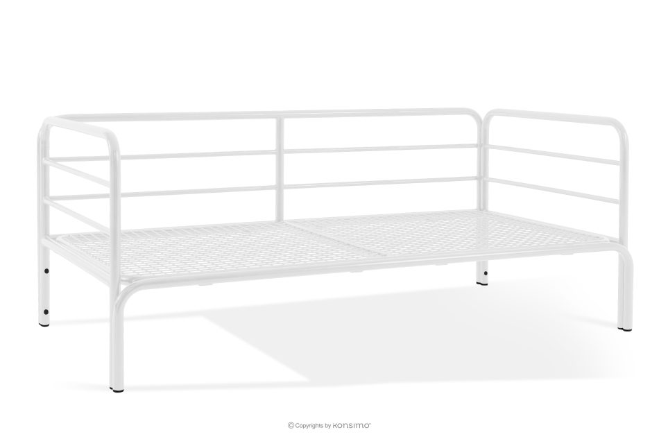 RAMBE Loft-Gartensofa 2 auf Metallbeinen weiß/marineblau/weiß weiß/marineblau/weiß - Foto 4