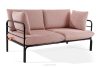 RAMBE Loft-Gartensofa 2 auf Metallbeinen anthrazit/rot/weiß anthrazit/rot/weiß - Foto 3