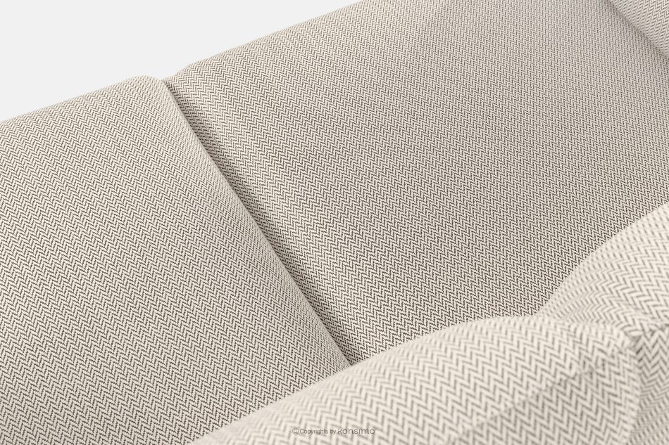 RAMBE Loft-Gartensofa 2 auf Metallbeinen weiß/beige/weiß weiß/beige/weiß - Foto 5