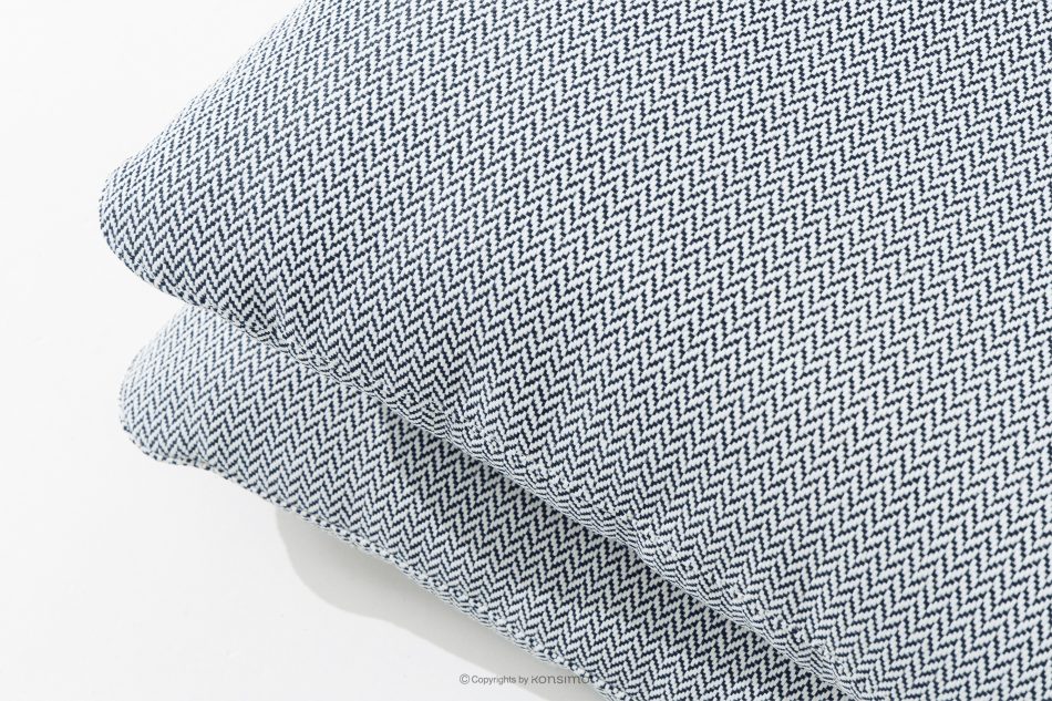 RAMBE Loft-Gartensofa 3 auf Metallbeinen weiß/marineblau/weiß weiß/marineblau/weiß - Foto 7