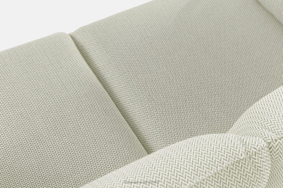 RAMBE Loft-Gartensofa 3 auf Metallbeinen weiß/hellgrün/weiß weiß/hellgrün/weiß - Foto 5