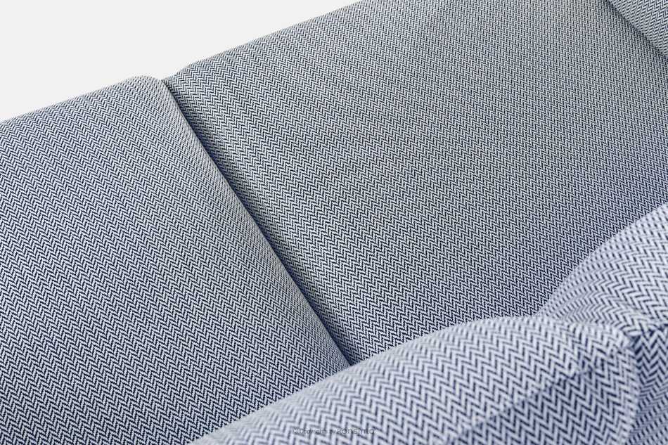 RAMBE Loft-Gartensofa 3 auf Metallbeinen anthrazit/marineblau/weiß anthrazit/marineblau/weiß - Foto 5