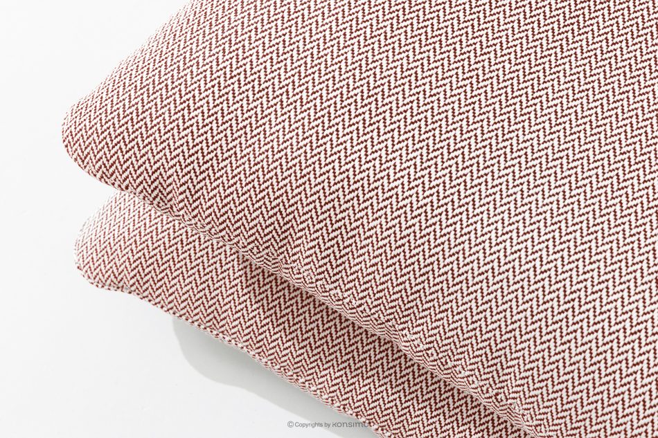 RAMBE Loft-Gartensofa 3 auf Metallbeinen anthrazit/rot/weiß anthrazit/rot/weiß - Foto 7