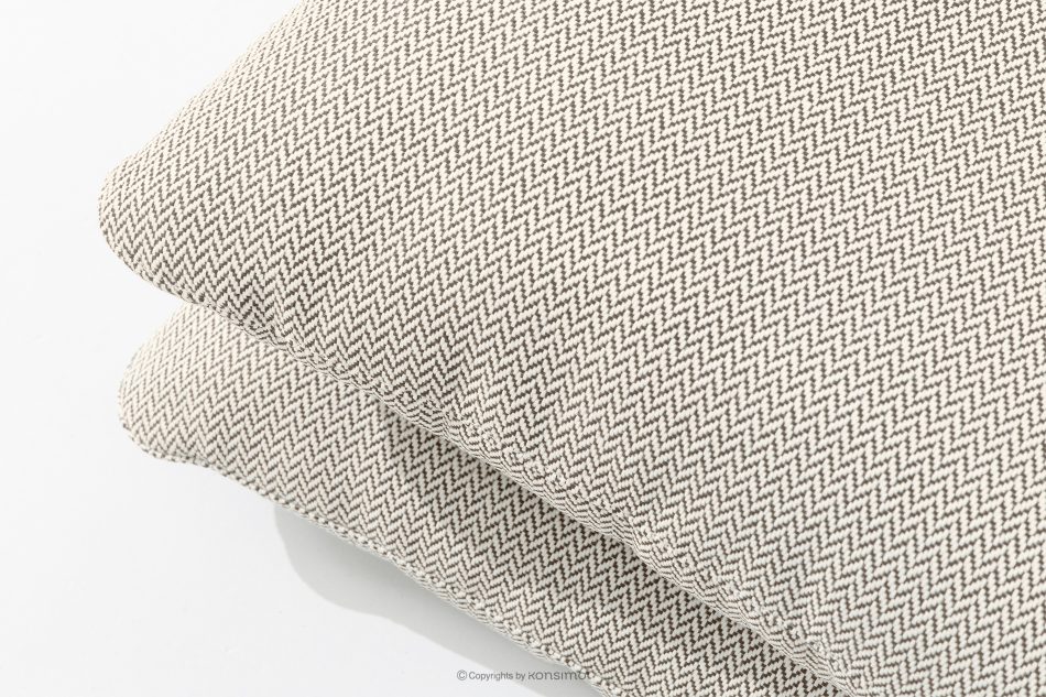 RAMBE Loft-Gartensofa 3 auf Metallbeinen weiß/beige/weiß weiß/beige/weiß - Foto 7