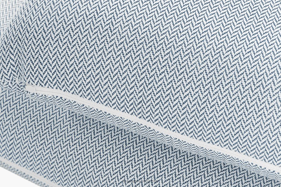 RAMBE Loft-Gartensofa 3 auf Metallbeinen weiß/hellblau/weiß weiß/hellblau/weiß - Foto 8