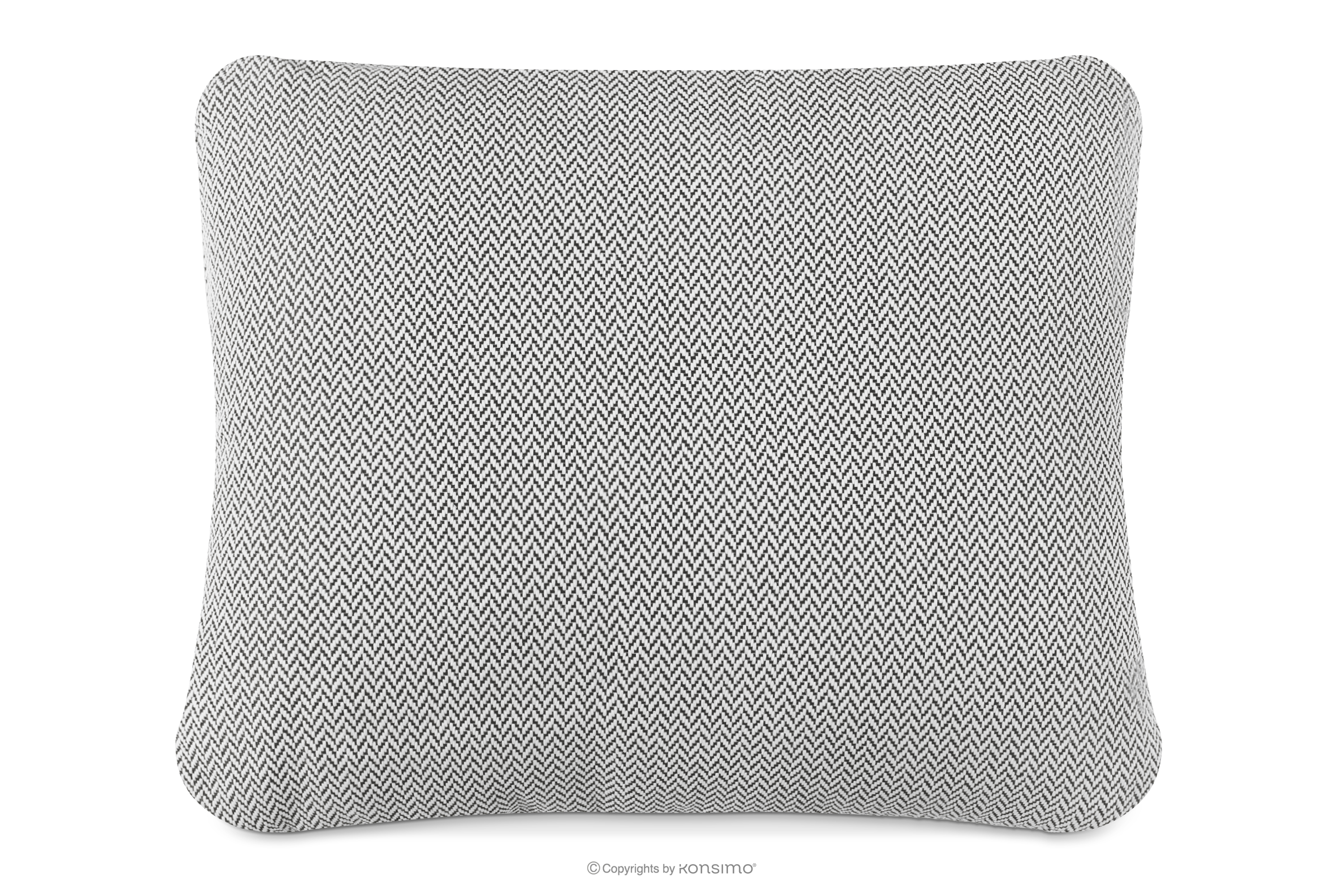 Gartenkissen dunkelgrau/weiß