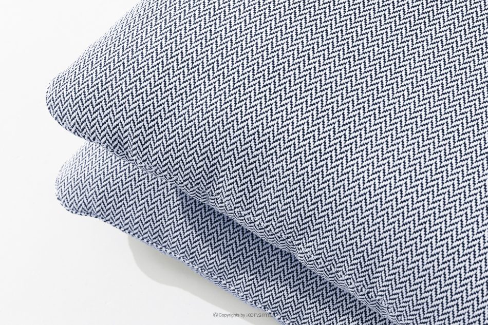 RAMBE Gartenkissen dunkelblau/weiß marineblau/weiß - Foto 2