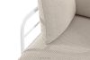 RAMBE Gartenmöbel-Set 2x Sessel, Zweisitzer-Sofa, Tisch weiß/beige/weiß weiß/beige/weiß - Foto 11