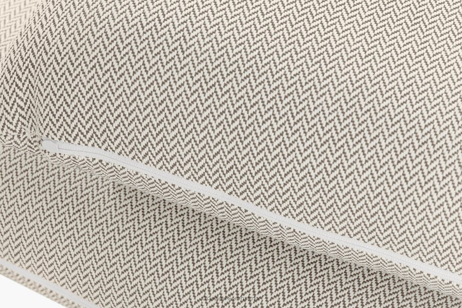 RAMBE Gartenmöbel-Set 2x Sessel, Zweisitzer-Sofa, Tisch weiß/beige/weiß weiß/beige/weiß - Foto 12