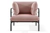 RAMBE Gartenmöbel-Set 2x Sessel, Dreisitzer-Sofa, Tisch anthrazit/rot/weiß anthrazit/rot/weiß - Foto 6