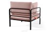 RAMBE Gartenmöbel-Set 2x Sessel, Dreisitzer-Sofa, Tisch anthrazit/rot/weiß anthrazit/rot/weiß - Foto 8