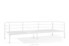 RAMBE Gartenmöbel-Set 2x Sessel, Dreisitzer-Sofa, Tisch weiß/hellblau/weiß weiß/hellblau/weiß - Foto 9