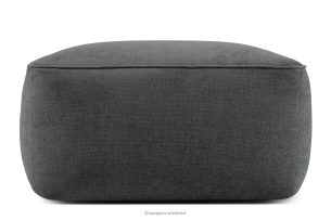 FUBBO, https://konsimo.de/kollektion/fubbo/ Weicher Sitzhocker aus anthrazitfarbenem Gewebestoff anthrazit - Foto