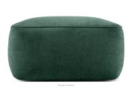 Weicher Sitzhocker aus Gewebestoff in Dunkelgrün