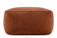 Weicher Sitzhocker aus Gewebestoff in Rot