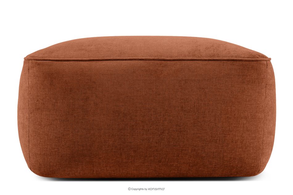 FUBBO Weicher Sitzhocker aus Gewebestoff in Rot rotbraun - Foto 0