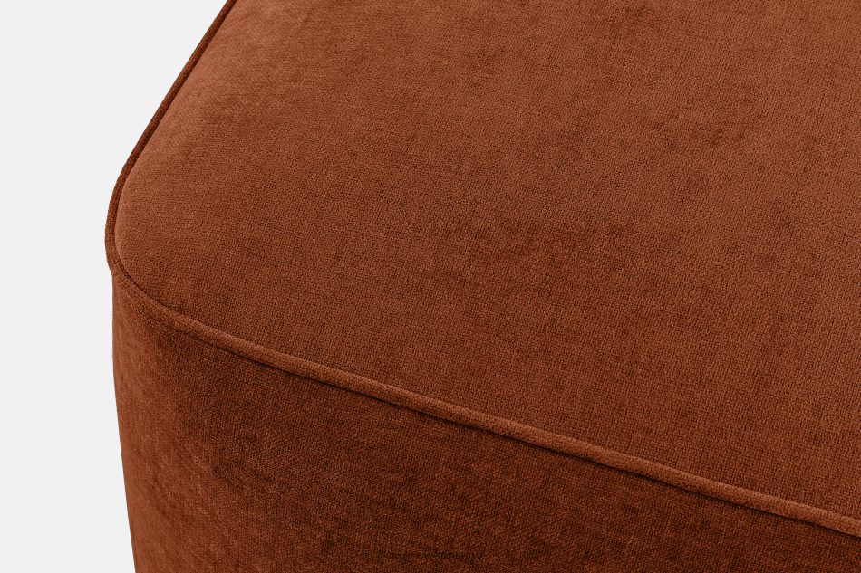 FUBBO Weicher Sitzhocker aus Gewebestoff in Rot rotbraun - Foto 3