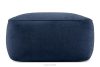 Weicher Sitzhocker aus dunkelblauem Gewebestoff