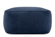 Weicher Sitzhocker aus dunkelblauem Gewebestoff
