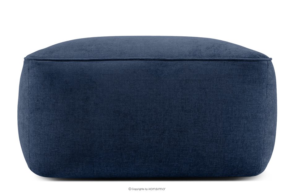 FUBBO Weicher Sitzhocker aus dunkelblauem Gewebestoff marineblau - Foto 0