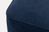 FUBBO Weicher Sitzhocker aus dunkelblauem Gewebestoff marineblau - Foto 4