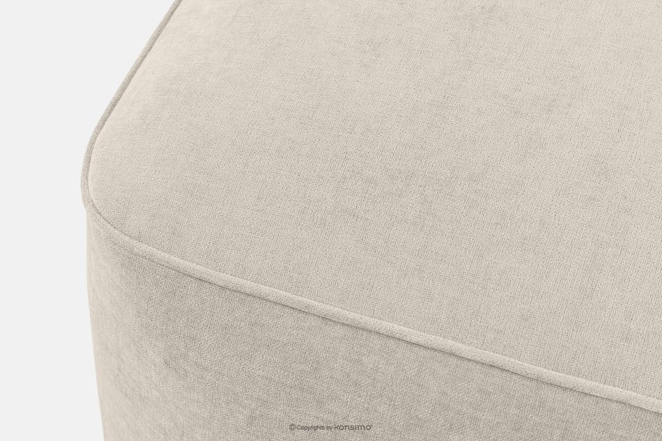FUBBO Weicher Sitzhocker aus Gewebestoff in Ecru ecru - Foto 3