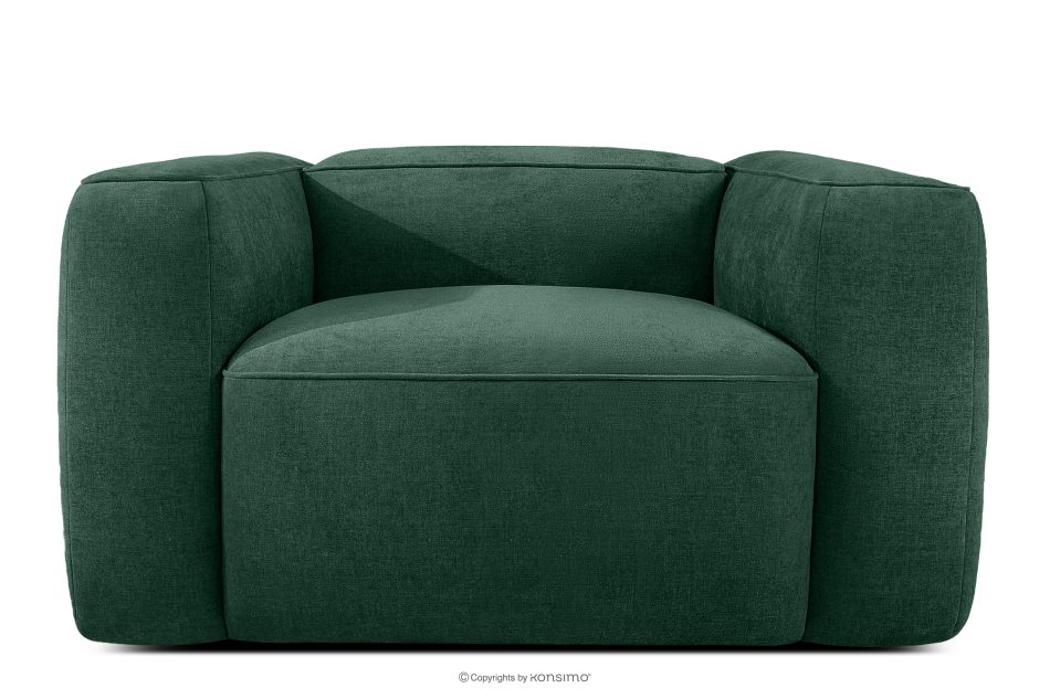 FUBBO Weicher Sessel aus dunkelgrünem Gewebestoff dunkelgrün - Foto 0
