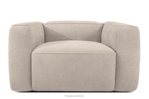 FUBBO, https://konsimo.de/kollektion/fubbo/ Weicher Sessel aus cremefarbenem Gewebestoff cremefarben - Foto