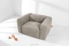 FUBBO Weicher Sessel aus beigem Gewebestoff beige - Foto 2