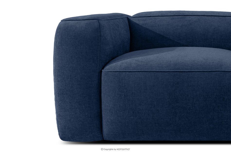 FUBBO Weicher Sessel aus dunkelblauem Gewebestoff marineblau - Foto 5