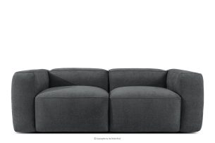 FUBBO, https://konsimo.de/kollektion/fubbo/ Weiches Zweisitzer-Sofa aus Gewebestoff in Anthrazit anthrazit - Foto