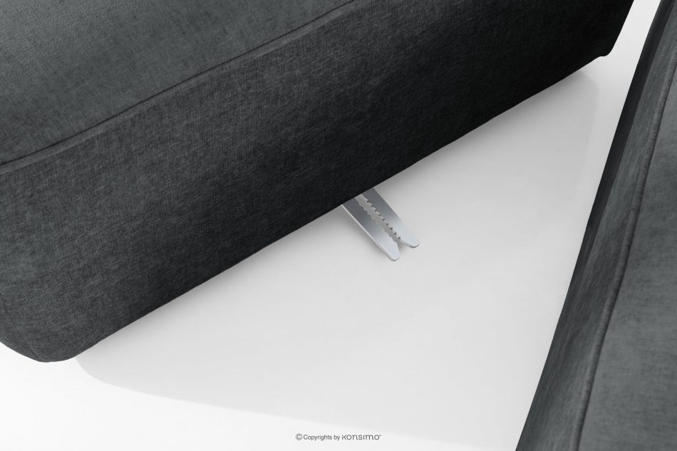 FUBBO Weiches Zweisitzer-Sofa aus Gewebestoff in Anthrazit anthrazit - Foto 8