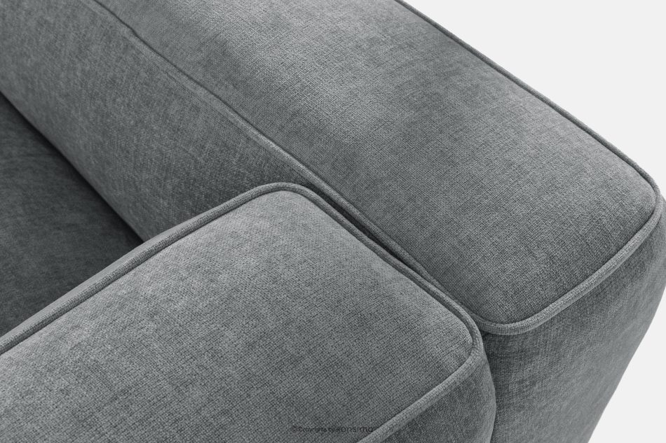 FUBBO Weiches Zweisitzer-Sofa aus Gewebestoff in Grau grau - Foto 6