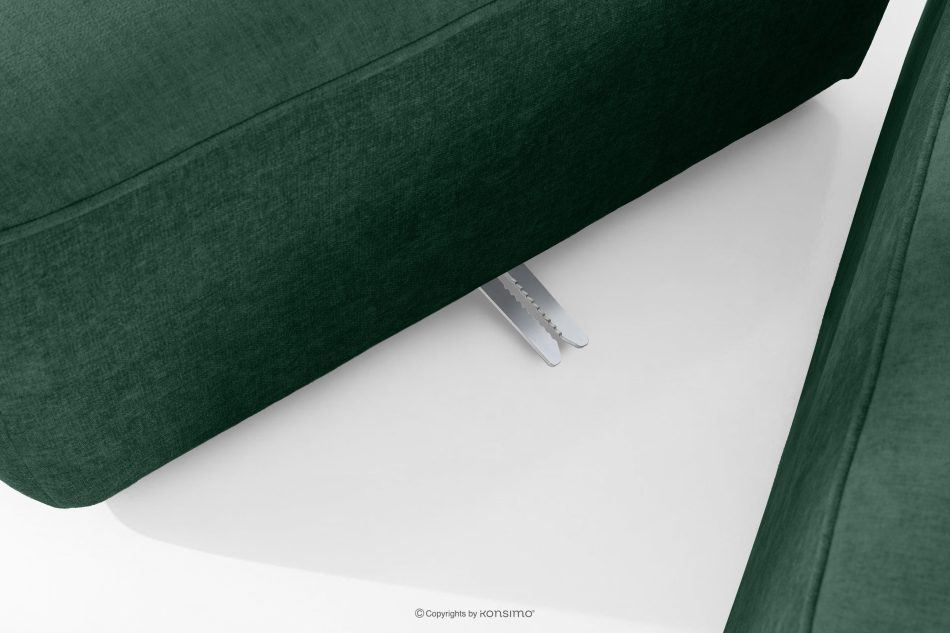 FUBBO Weiches Zweisitzer-Sofa aus dunkelgrünem Gewebestoff dunkelgrün - Foto 8