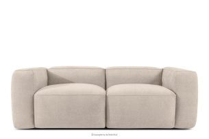 FUBBO, https://konsimo.de/kollektion/fubbo/ Weiches Zweisitzer-Sofa aus einem Gewebestoff in Creme cremefarben - Foto