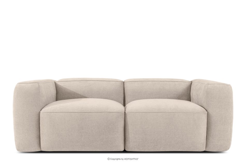 FUBBO Weiches Zweisitzer-Sofa aus einem Gewebestoff in Creme cremefarben - Foto 0