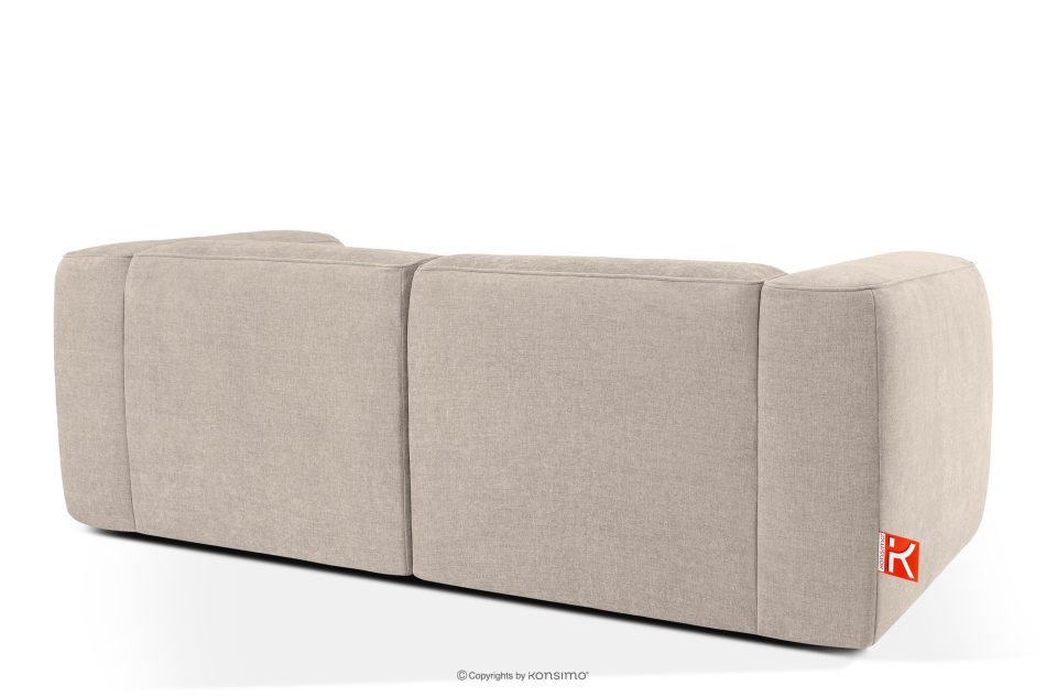FUBBO Weiches Zweisitzer-Sofa aus einem Gewebestoff in Creme cremefarben - Foto 3