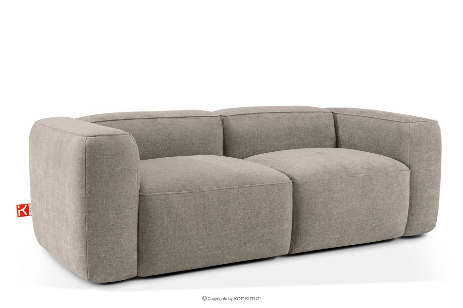 FUBBO Weiches Zweisitzer-Sofa aus einem Gewebestoff in Beige beige - Foto 2