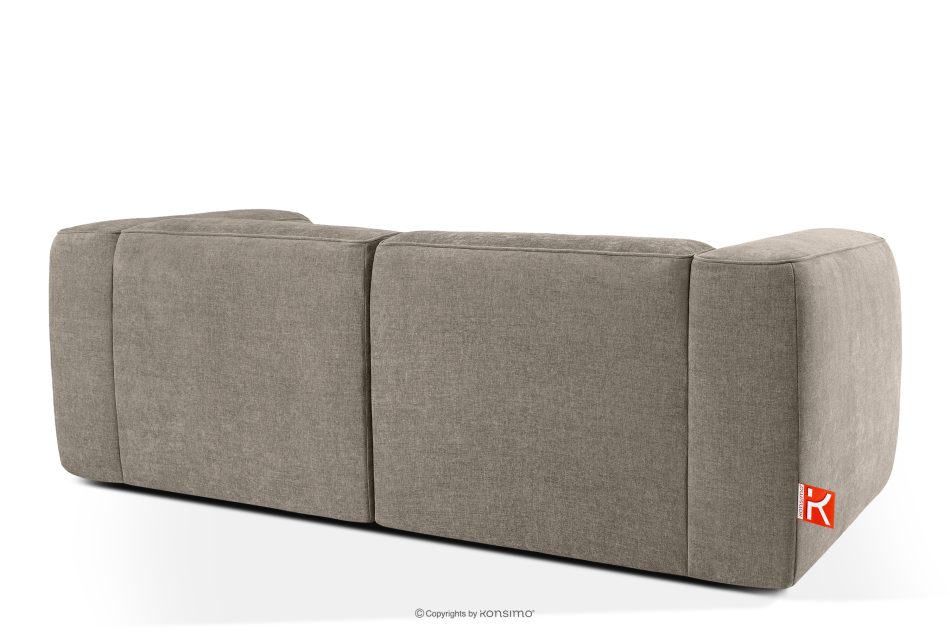 FUBBO Weiches Zweisitzer-Sofa aus einem Gewebestoff in Beige beige - Foto 3