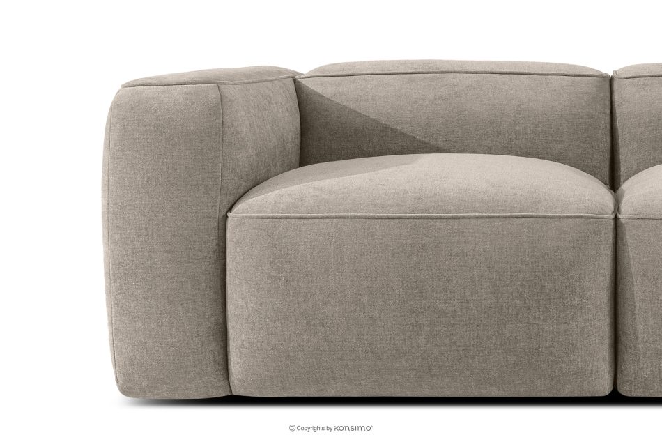 FUBBO Weiches Zweisitzer-Sofa aus einem Gewebestoff in Beige beige - Foto 7