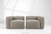 FUBBO Weiches Zweisitzer-Sofa aus einem Gewebestoff in Beige beige - Foto 11