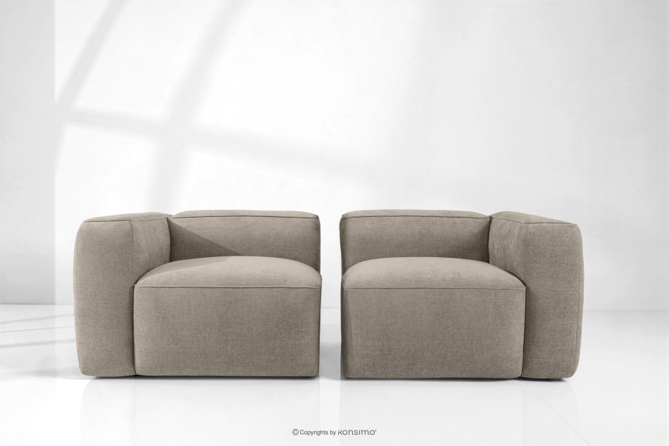 FUBBO Weiches Zweisitzer-Sofa aus einem Gewebestoff in Beige beige - Foto 10