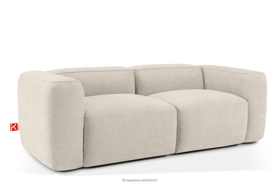 FUBBO Weiches Zweisitzer-Sofa aus einem Gewebestoff in Ecru ecru - Foto 2