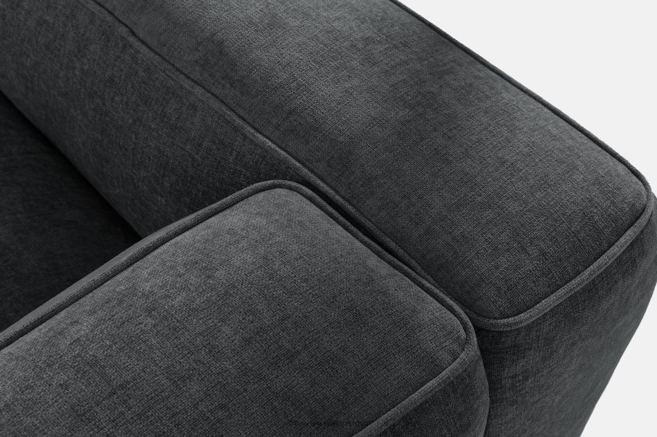 FUBBO Weiches Dreisitzer-Sofa aus Gewebestoff in Anthrazit anthrazit - Foto 6