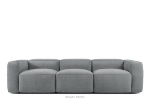 FUBBO, https://konsimo.de/kollektion/fubbo/ Weiches Dreisitzer-Sofa aus Gewebestoff in Grau grau - Foto