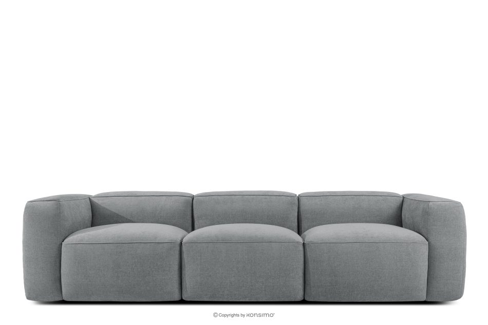 FUBBO Weiches Dreisitzer-Sofa aus Gewebestoff in Grau grau - Foto 0